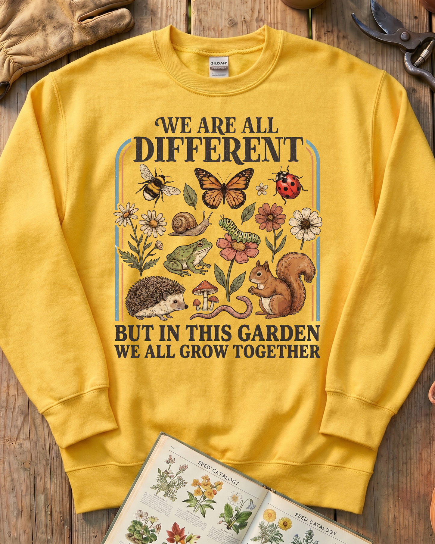 Garden Wildlife Grow Together Sweatshirt