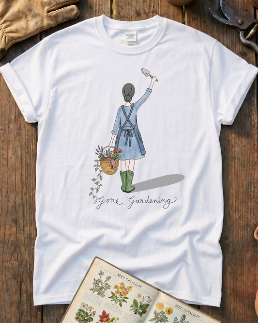 Gone Gardening Garden Girl T-Shirt