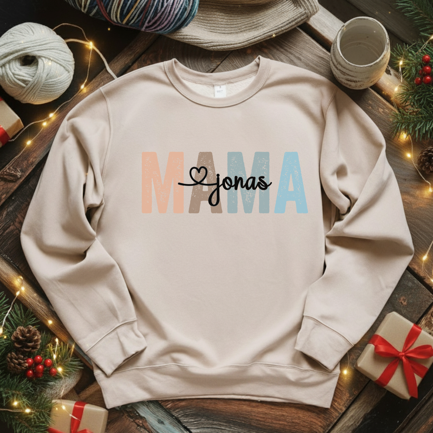 Mama Sweatshirt mit Name