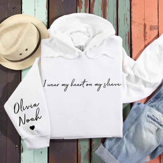 I Wear My Heart On My Sleeve Hoodie