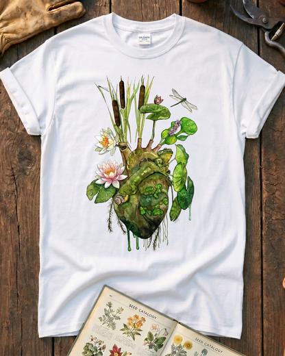 Wetland Heart Nature T-Shirt