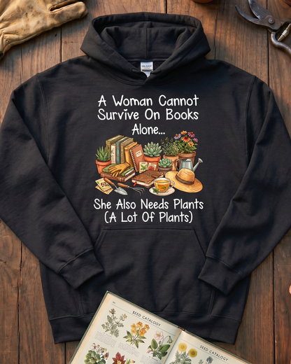 Vintage Botanical Wildflower Native Plants Hoodie