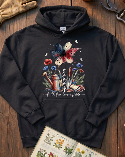 Americana Garden Spirit Hoodie