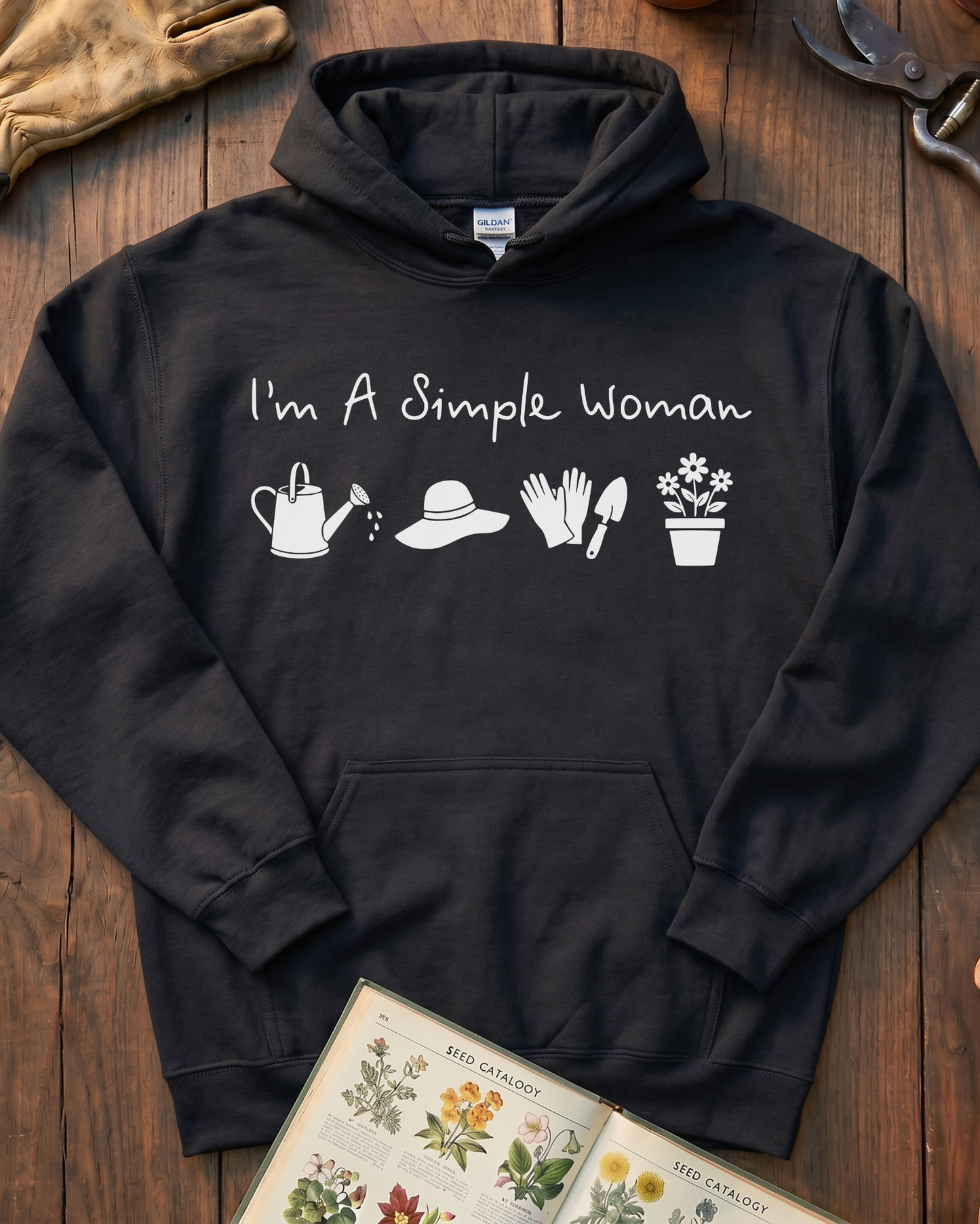 Simple Woman Gardener Hoodie