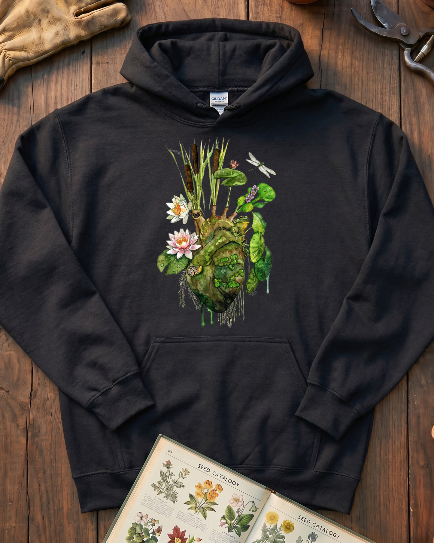Native Wetland Art Hoodie
