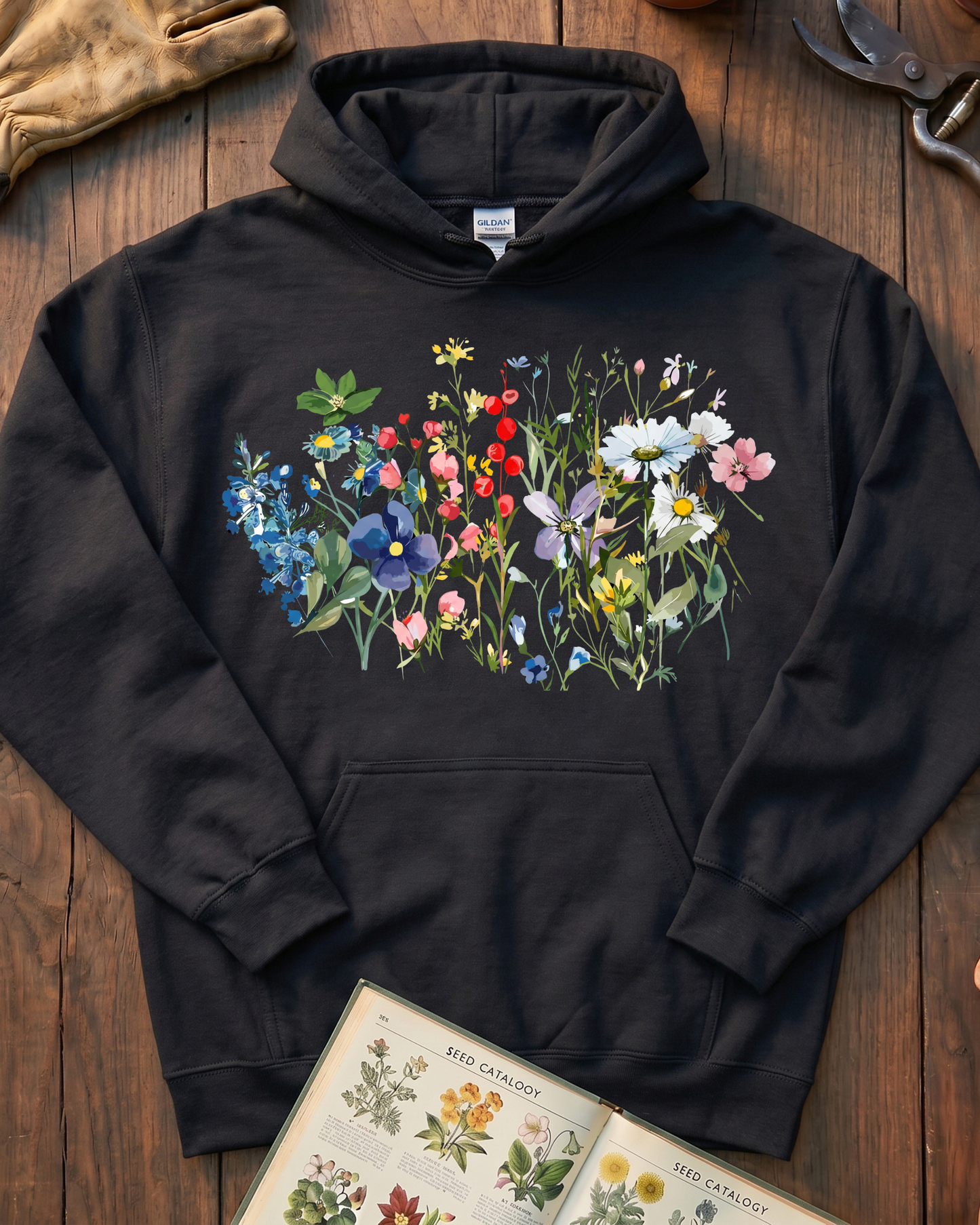 Wildflower Meadow Botanical Hoodie