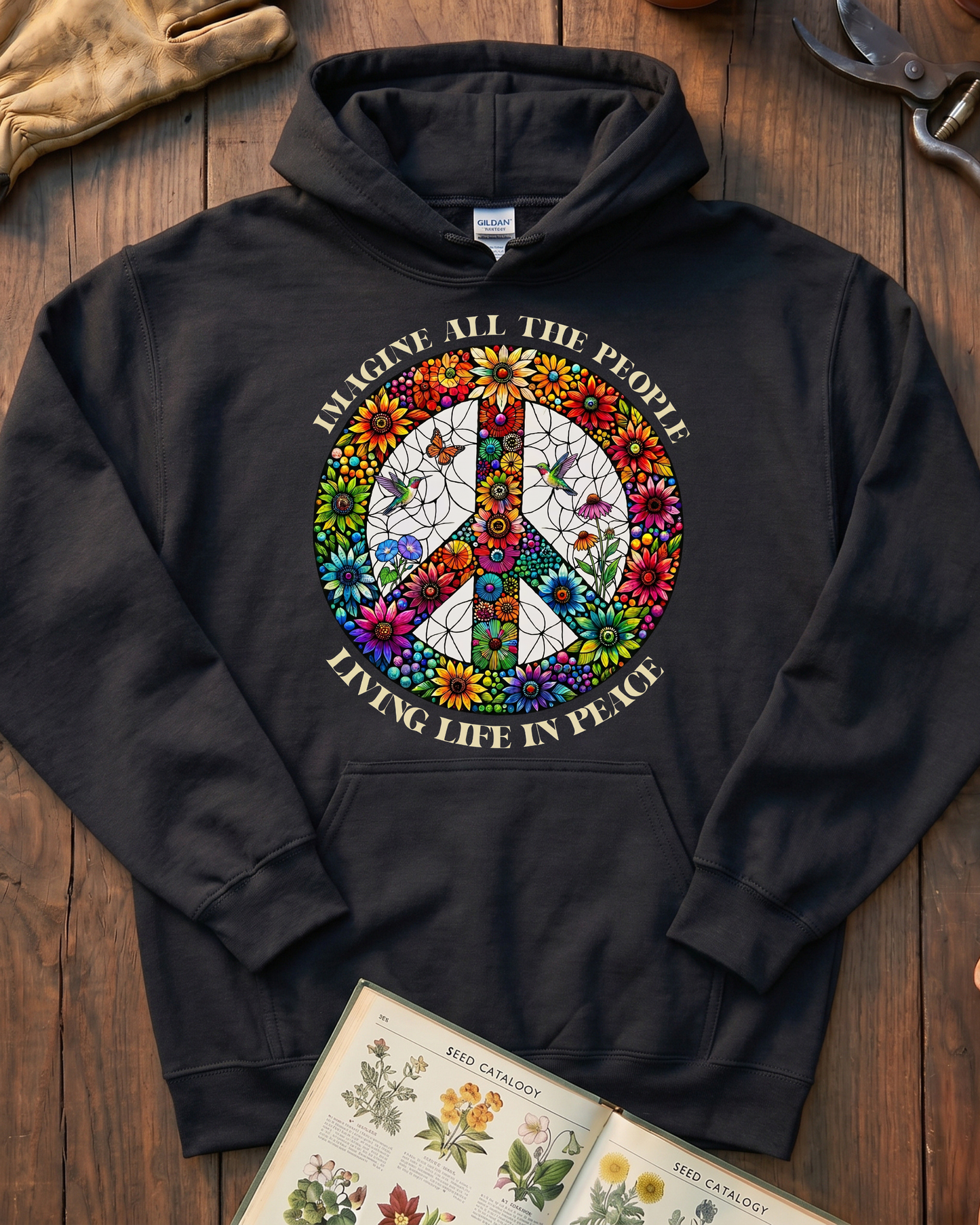 One More Plant Peace Hoodie