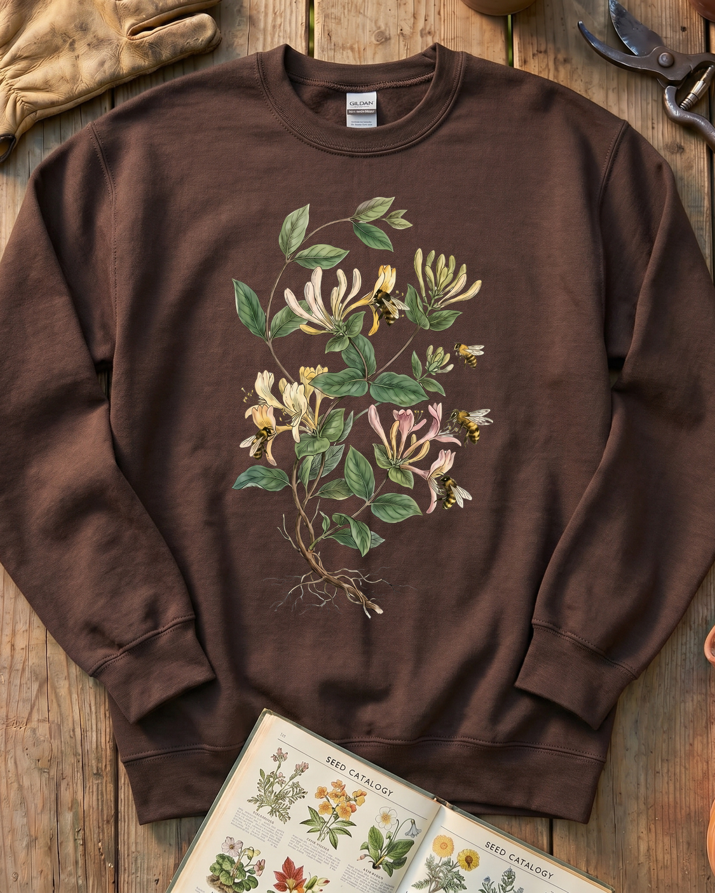 Honeysuckle Bee Sweatshirt
