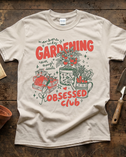 Gardening Obsessed Club T‑Shirt