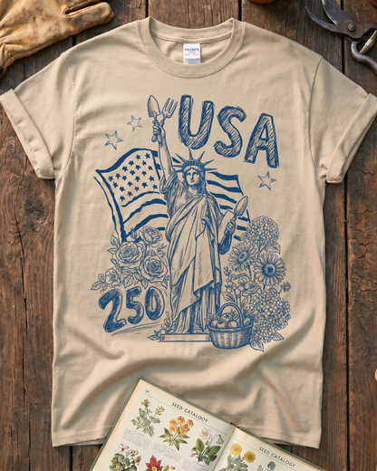 America 250 Garden Lady T-Shirt
