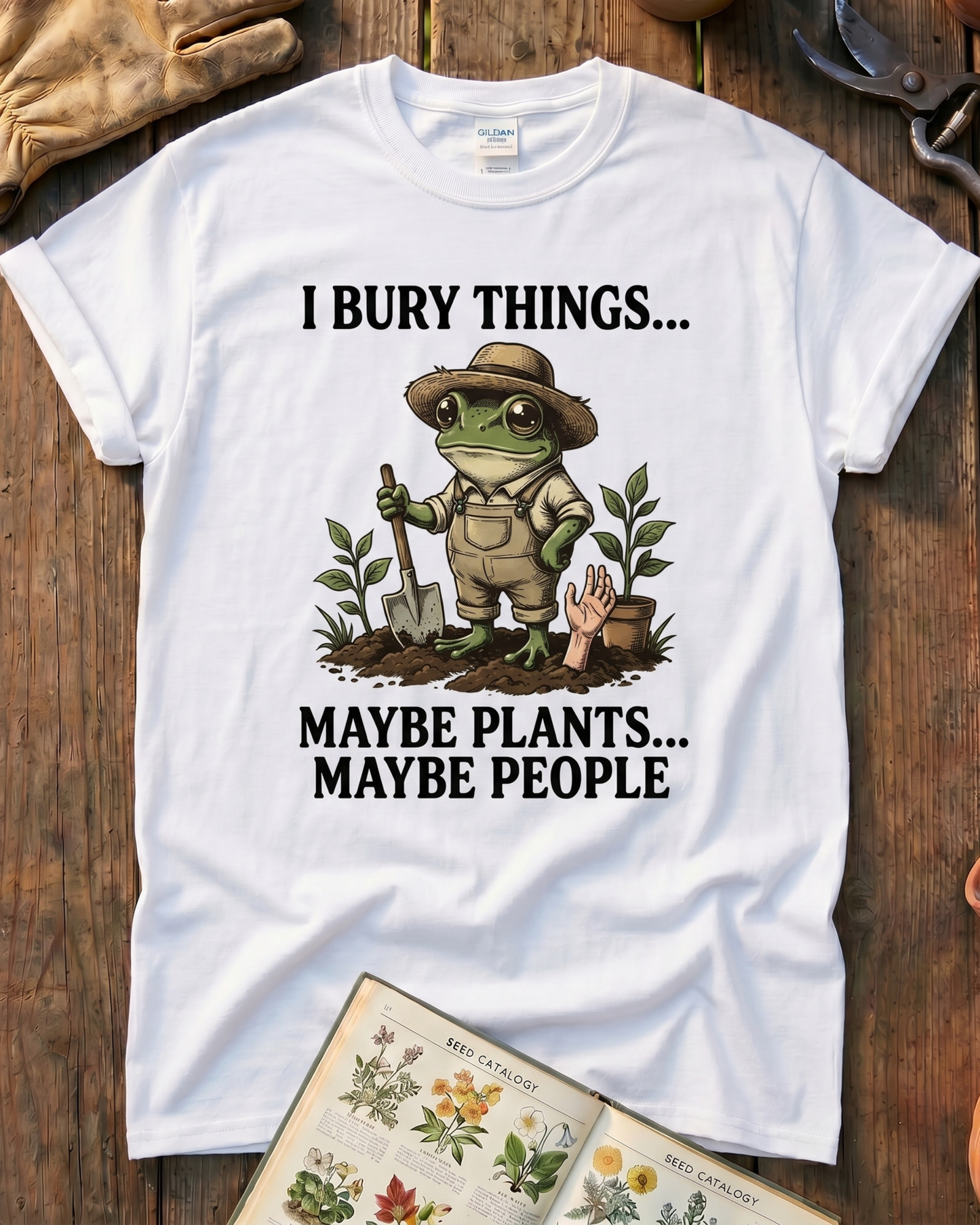 Retro Sarcastic Gardening T‑Shirt