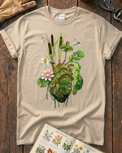Wetland Heart Nature T-Shirt
