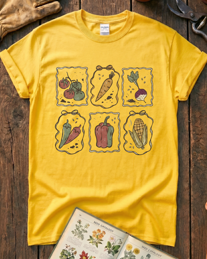Vintage Vegetable T‑Shirt