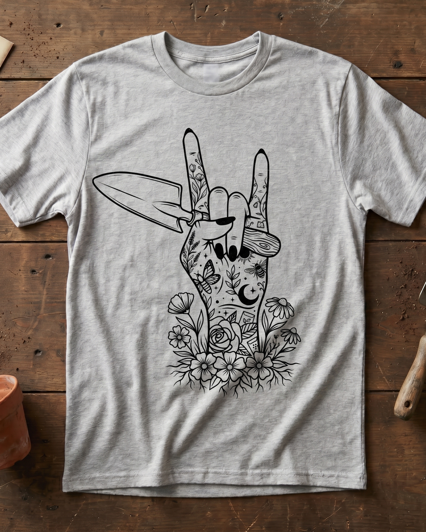 Gardening Rock T‑Shirt