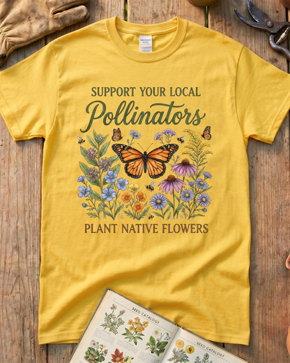 Support Your Local Pollinators T‑Shirt