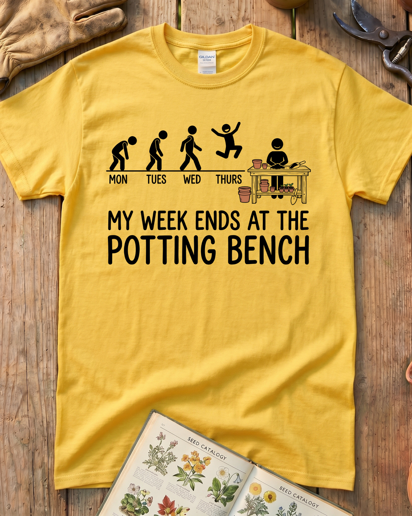 Aesthetic Retro Houseplant Plant Lover T-Shirt