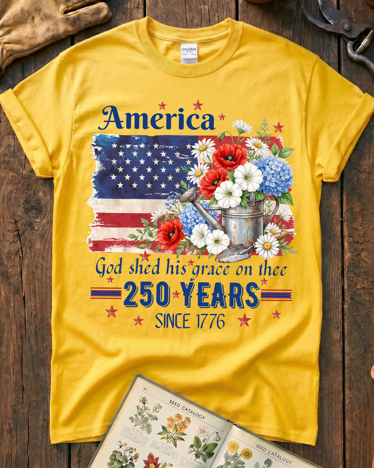 Grace in Bloom America T-Shirt