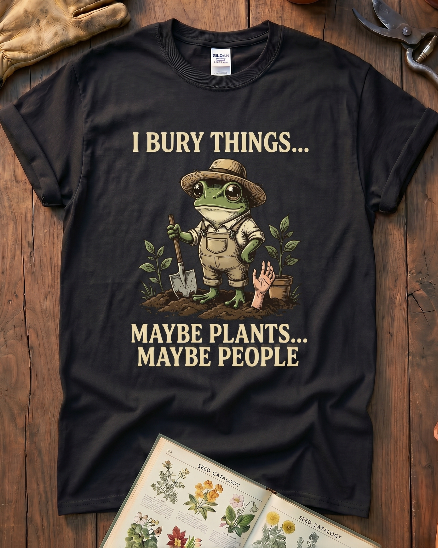 Retro Sarcastic Gardening T‑Shirt