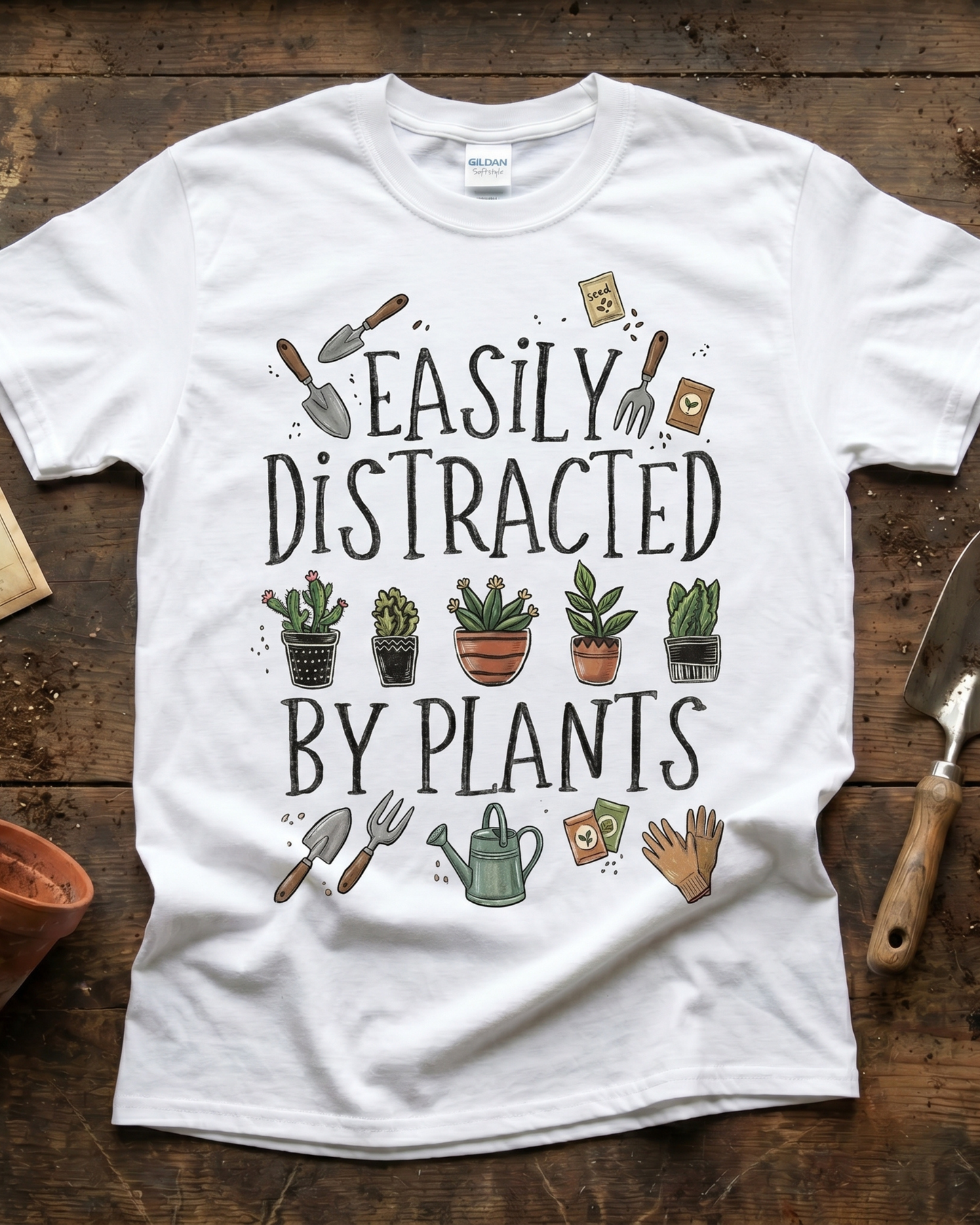 Easily Distracted by Plants T‑Shirt