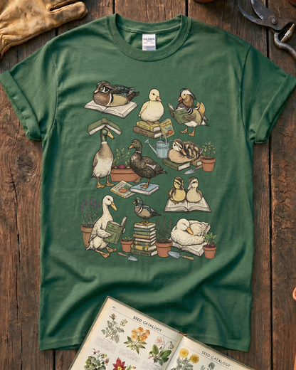 Cute Duck Garden Lover T‑Shirt