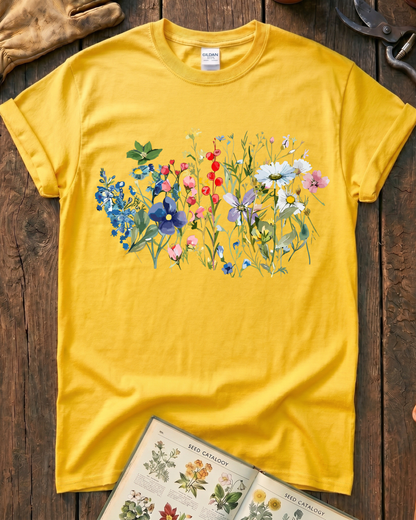 Wildflower Meadow Botanical T-Shirt