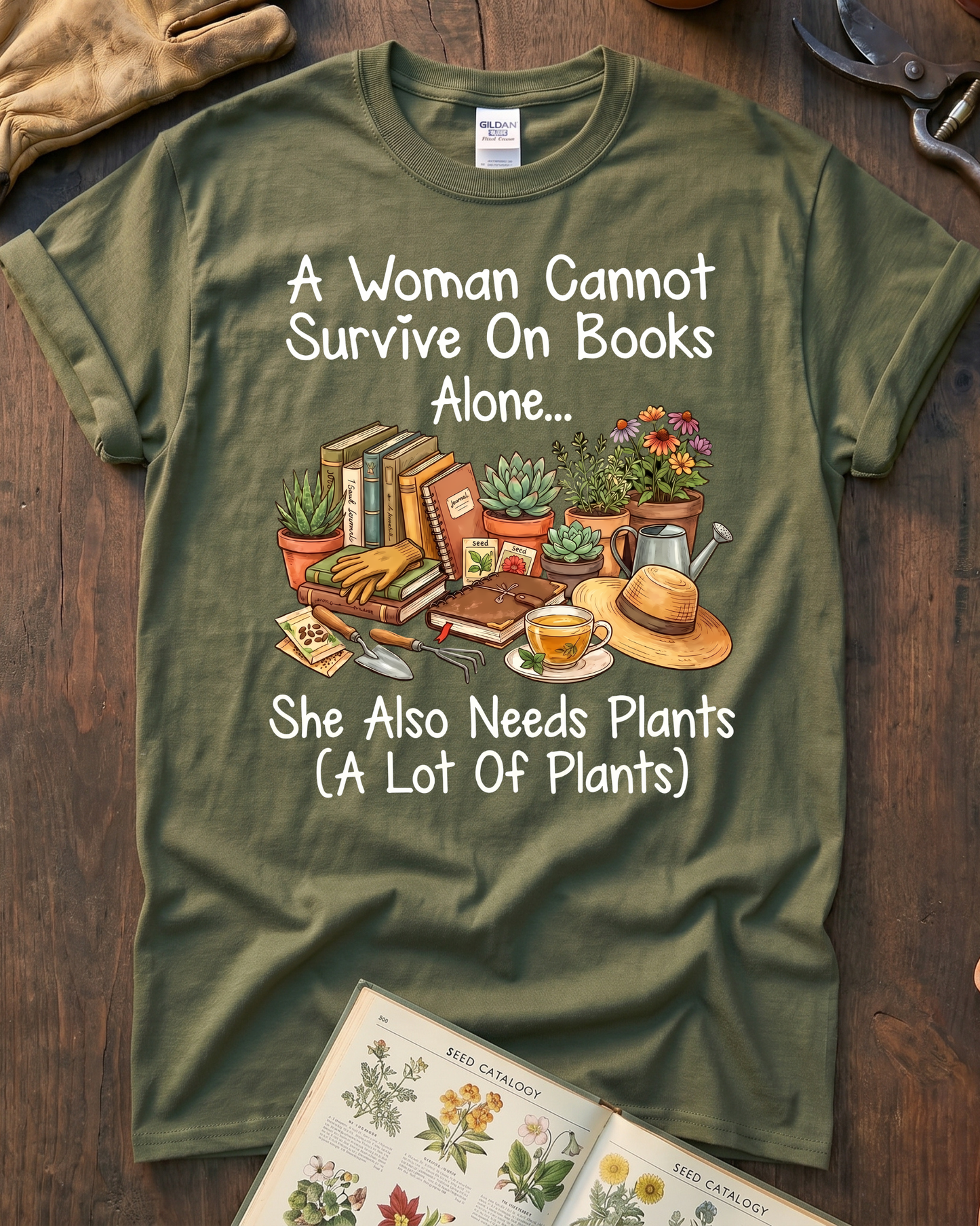 Vintage Botanical Wildflower Native Plants T-Shirt