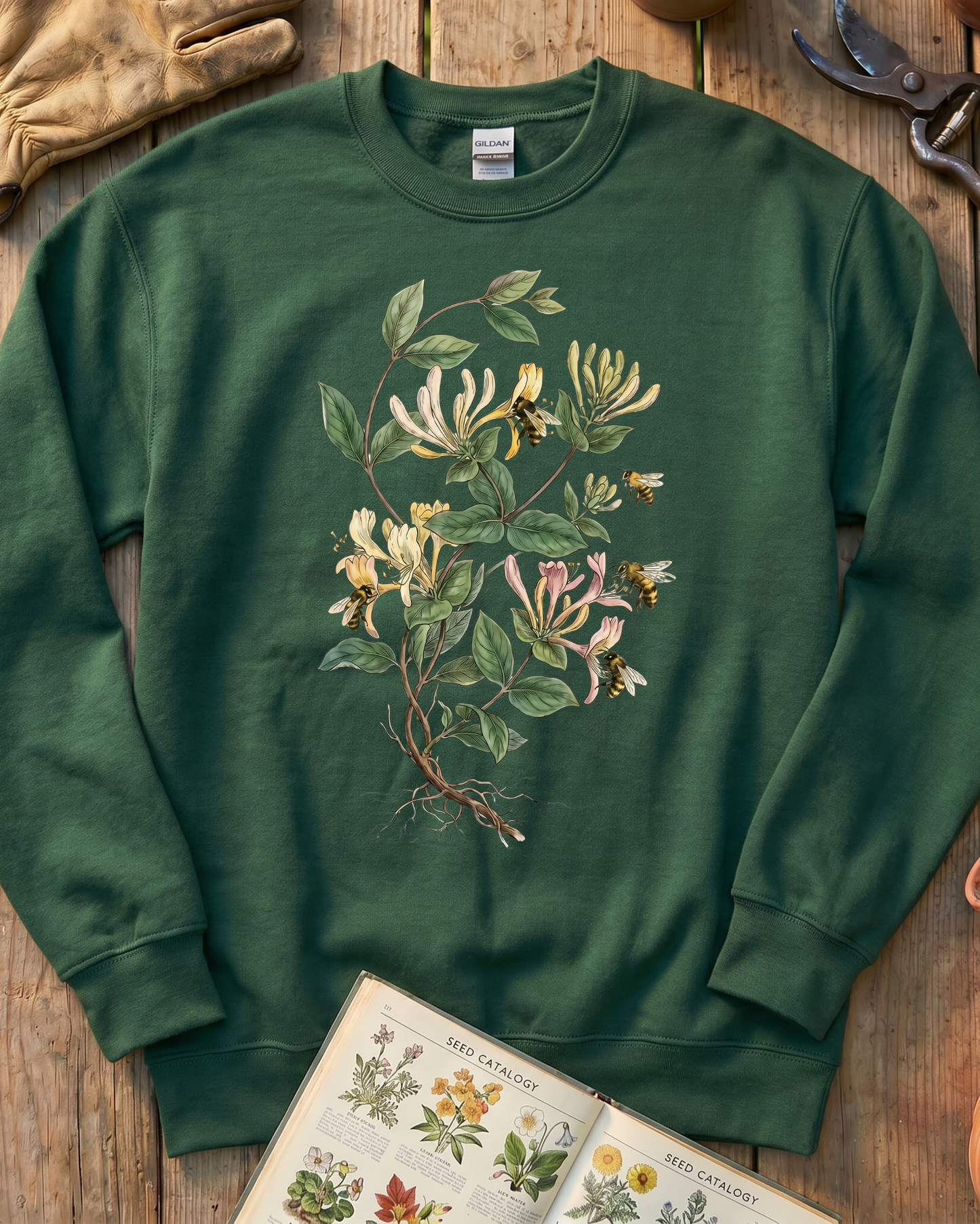 Honeysuckle Bee Sweatshirt