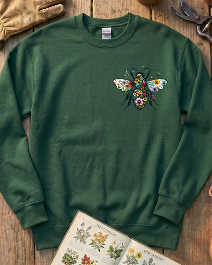 Pollinator Bee Garden Sweatshirt
