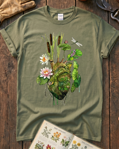 Wetland Heart Nature T-Shirt