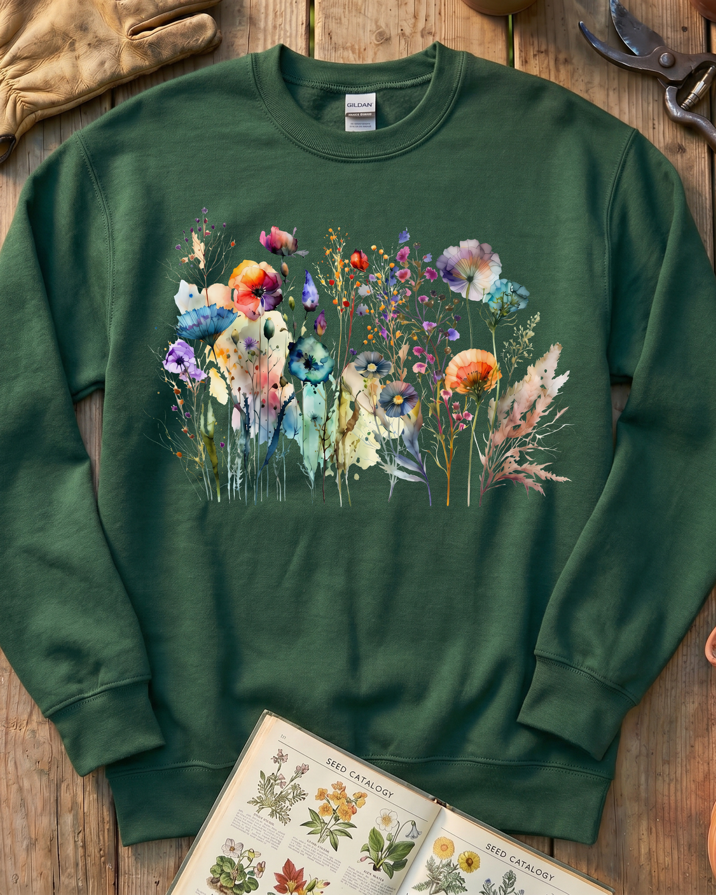 Botanical Wildflower Sweatshirt