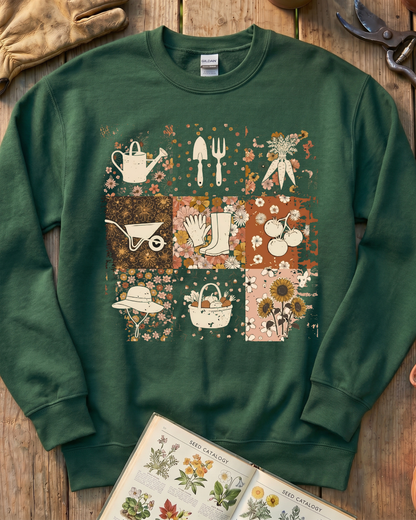 Aesthetic Harvest Pattern Sweatshirt