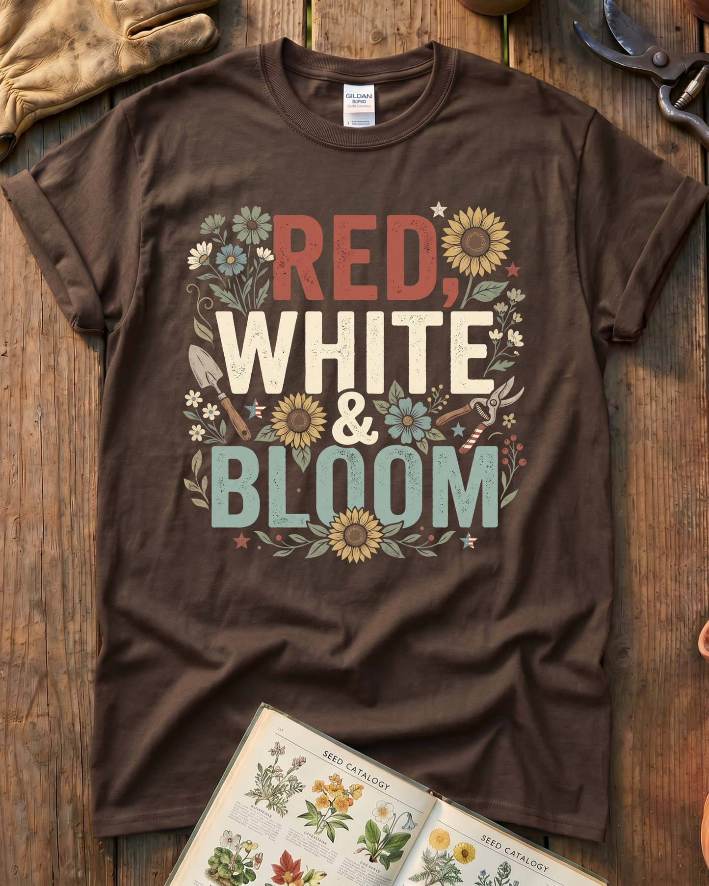 Red White & Bloom T‑Shirt