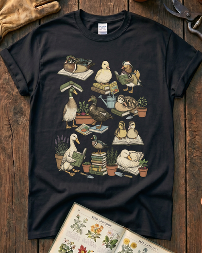 Cute Duck Garden Lover T‑Shirt