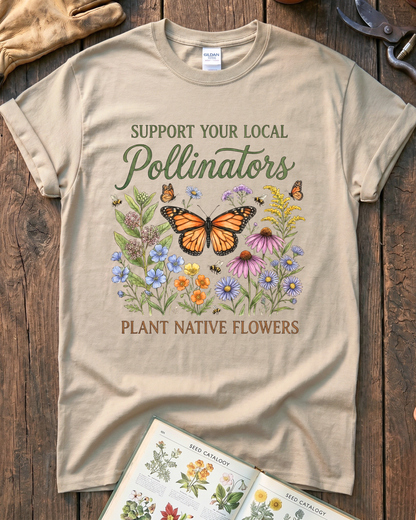 Support Your Local Pollinators T‑Shirt