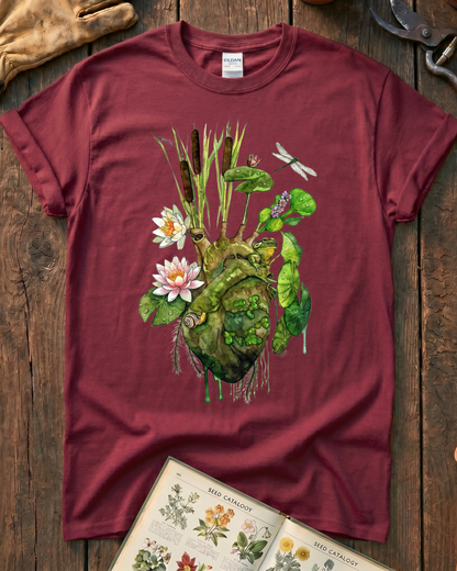 Wetland Heart Nature T-Shirt