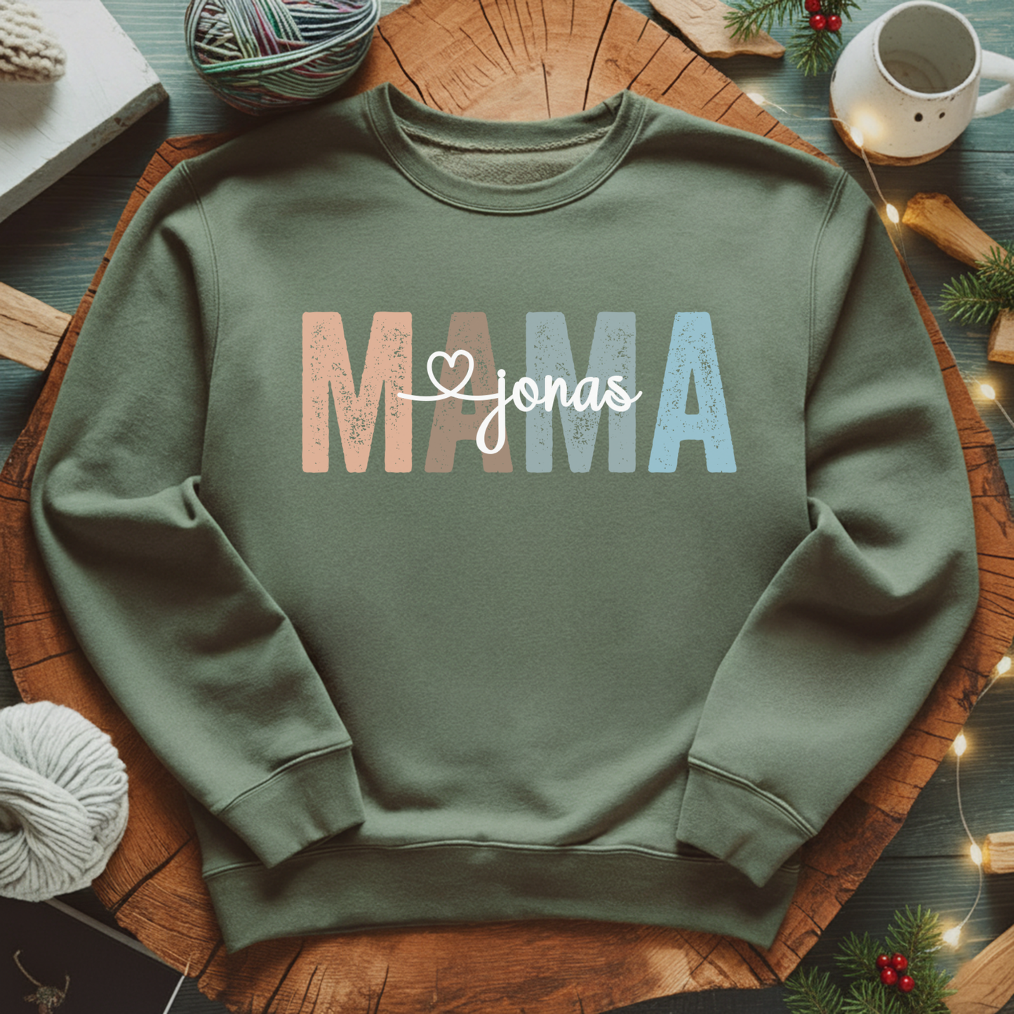 Mama Sweatshirt mit Name