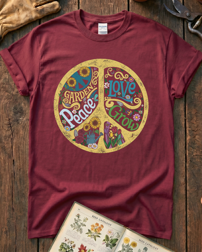 Garden Peace Love Grow T-Shirt