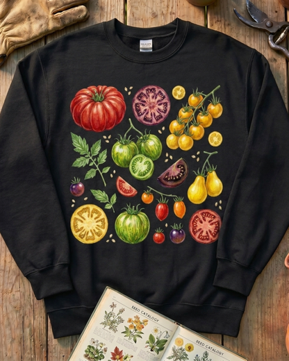 Botanical Tomato Harvest Sweatshirt