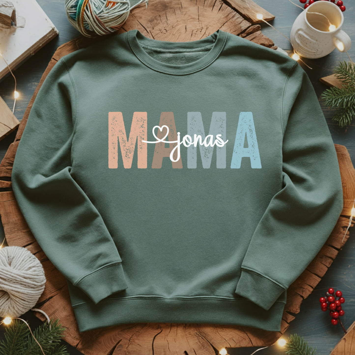 Mama Sweatshirt mit Name