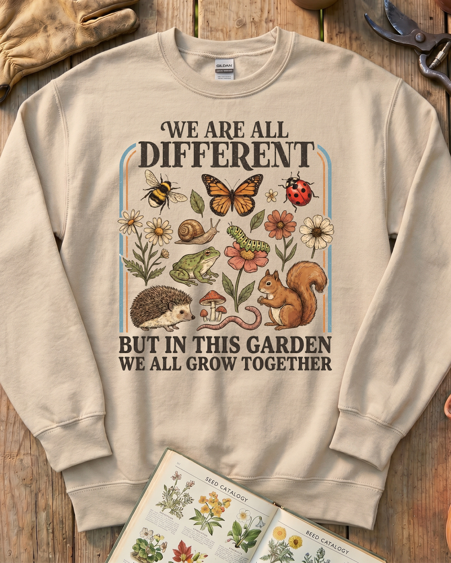 Garden Wildlife Grow Together Sweatshirt