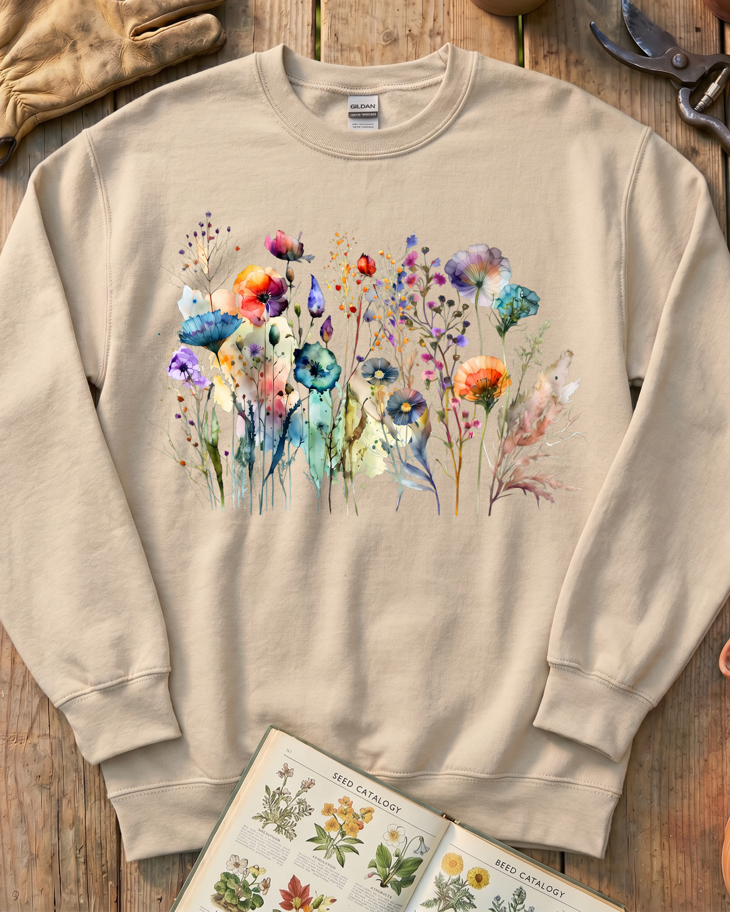 Botanical Wildflower Sweatshirt