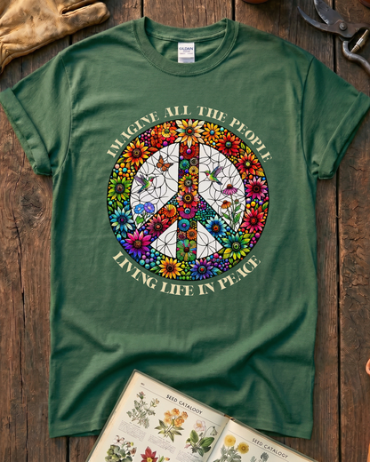 Groovy Peace Plant T-Shirt