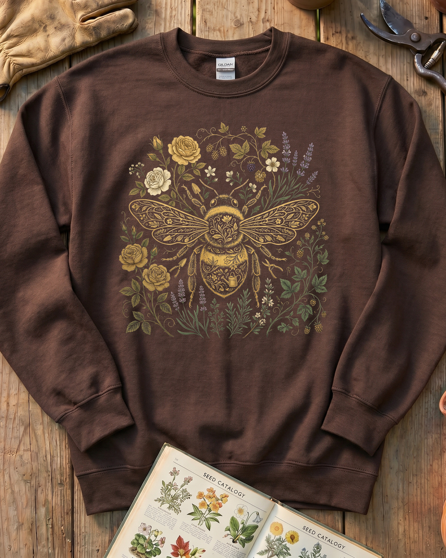 Bee Flower Sweatshirt