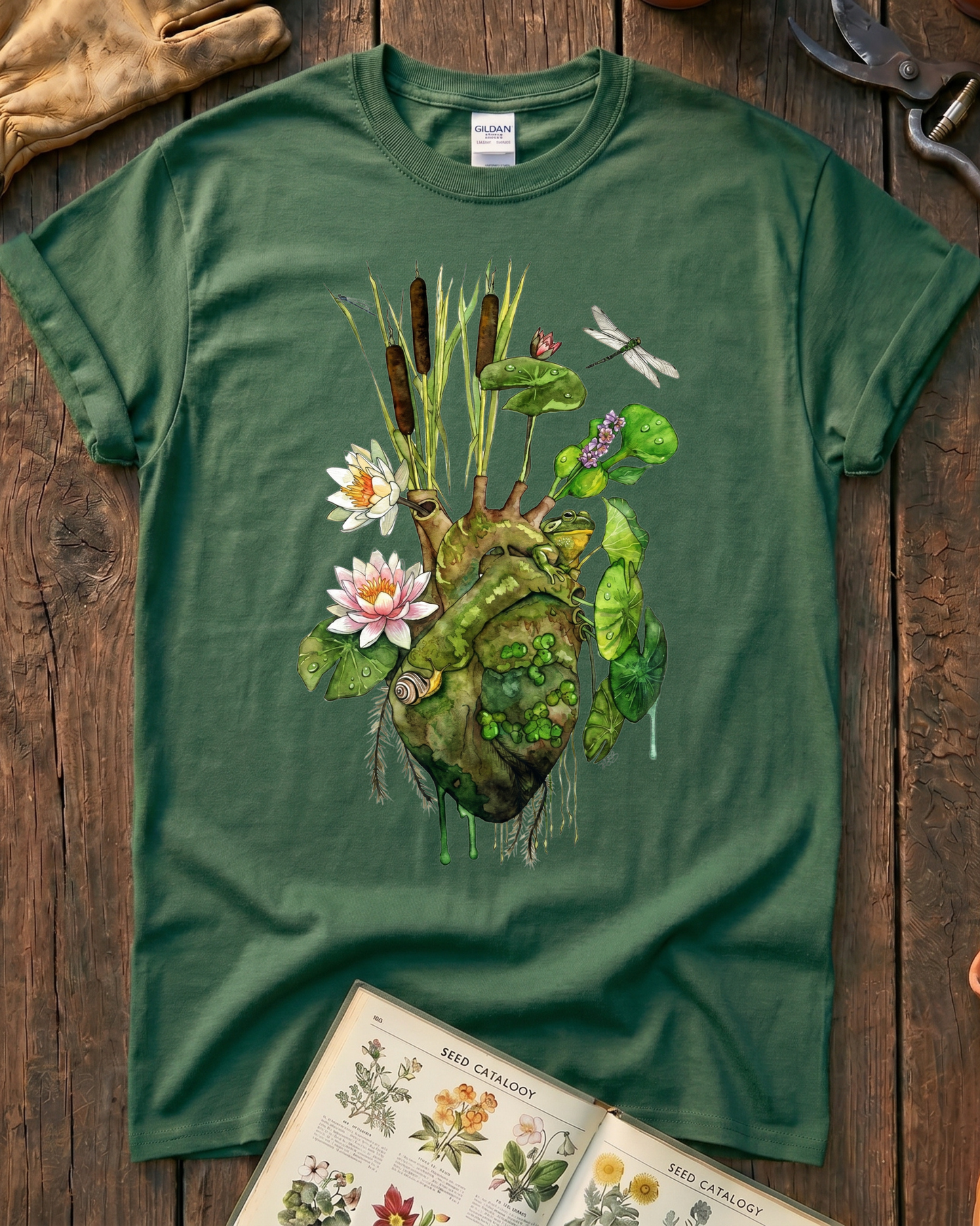 Wetland Heart Nature T-Shirt
