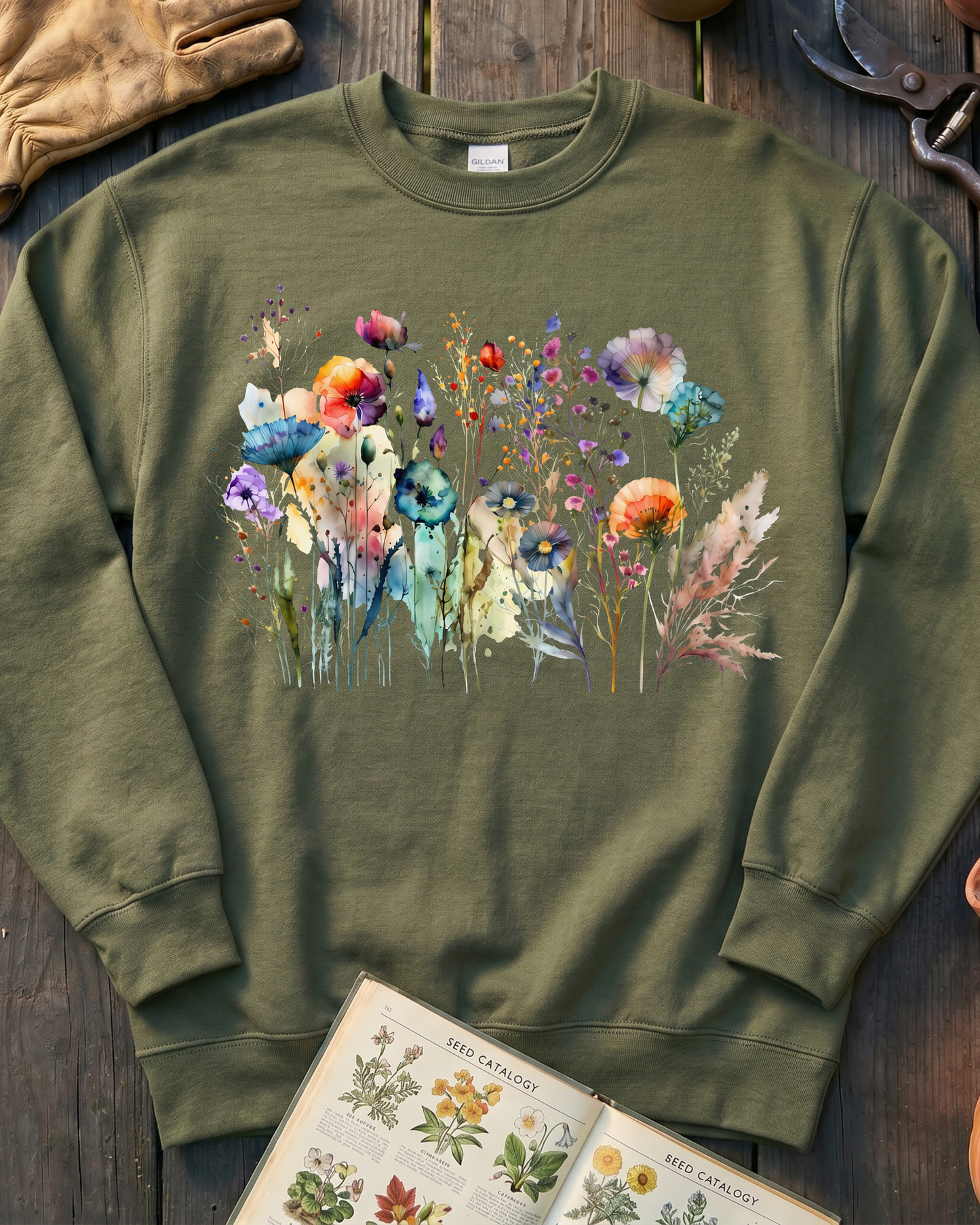 Botanical Wildflower Sweatshirt