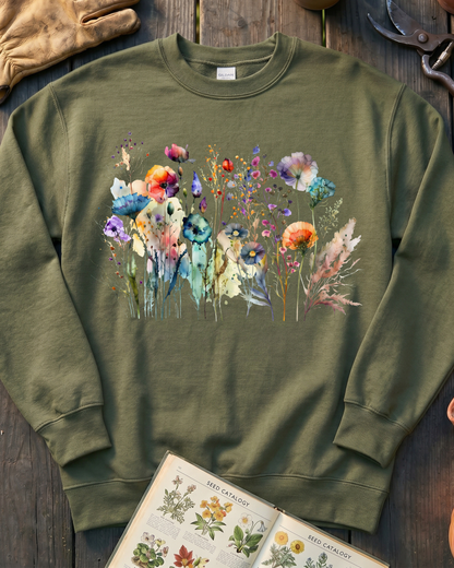 Botanical Wildflower Sweatshirt