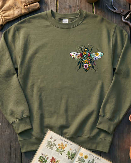 Pollinator Bee Garden Sweatshirt