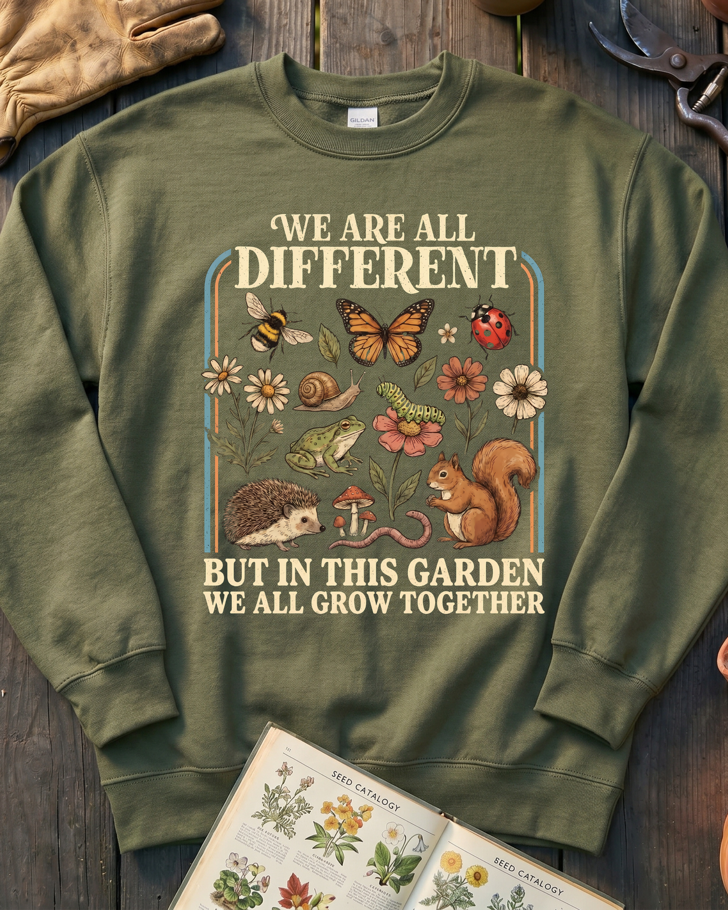 Garden Wildlife Grow Together Sweatshirt