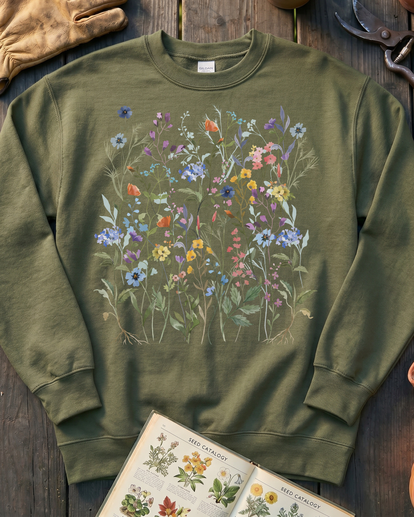 Cute Plant Lady Gardening Lover Sweatshirt