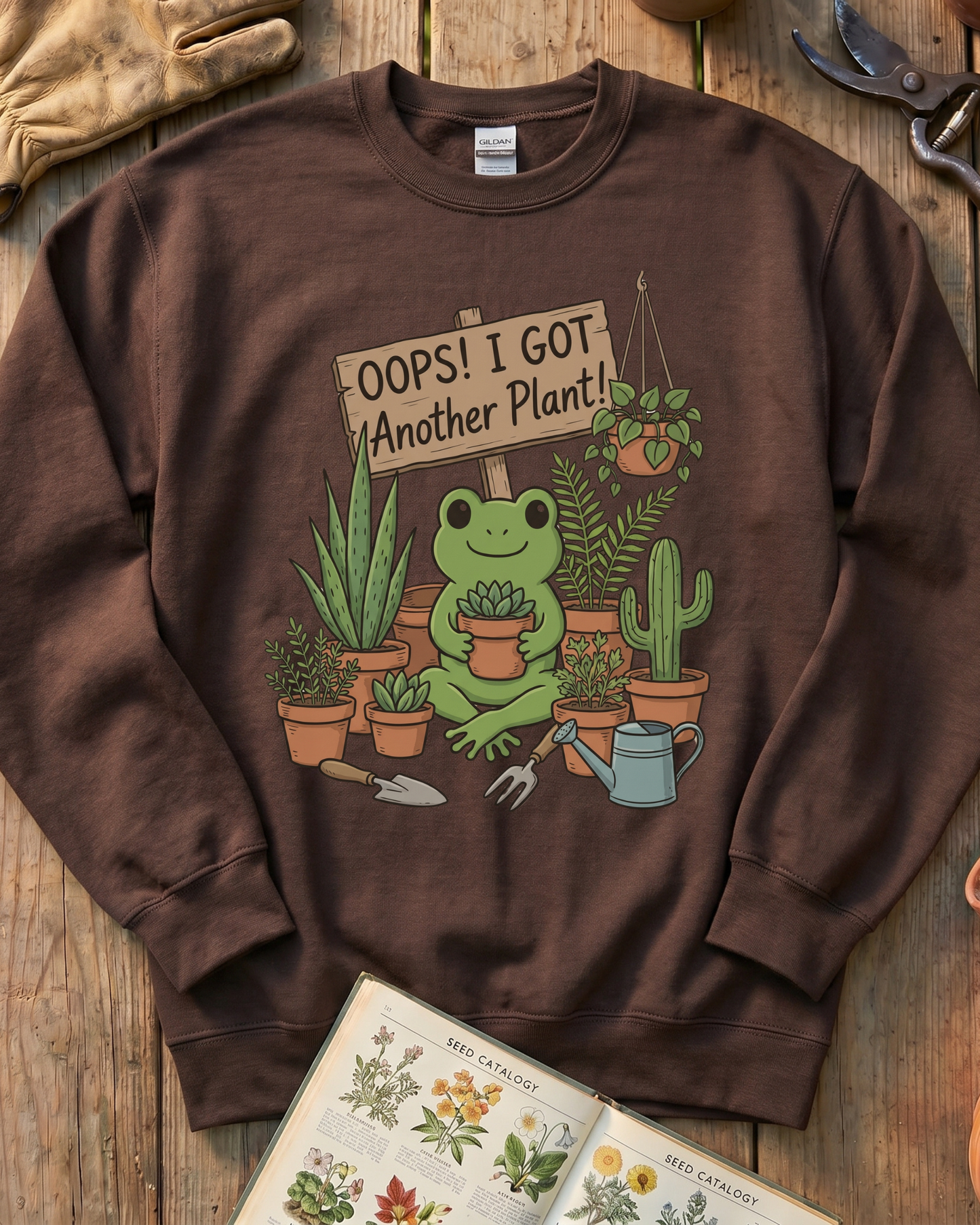 Minimalist Plant Lover Sweatshirt